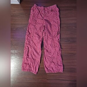 BDG Y2K cargo Pants Pink Swirl